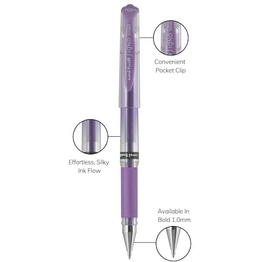 Uniball™ Gel Impact® 1mm Bold Metallic Gel Pens